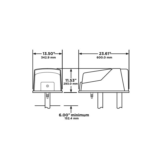 DoorKing 6050 Residential Swing Gate Opener