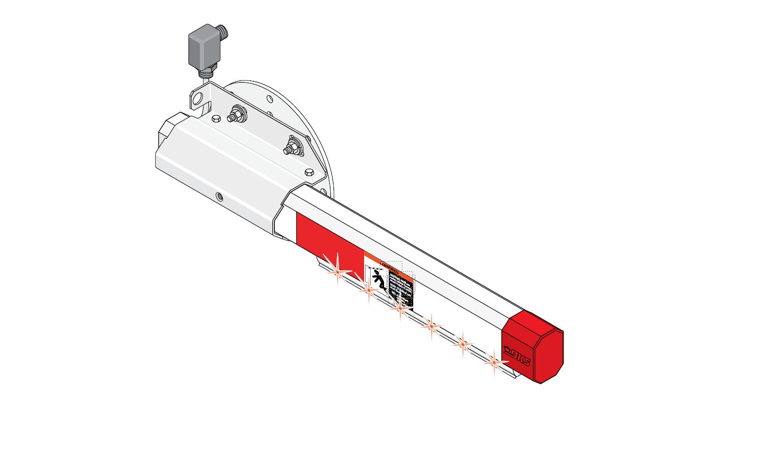 DoorKing 8080-096 Reverse Edge with LED