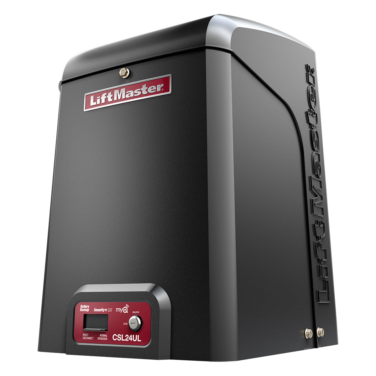 LiftMaster CSL24UL High-Traffic Commercial Slide Gate Operator with Battery Backup & Smart Control