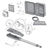 LiftMaster LA412UL 12VDC Solar Residential Swing Gate Operator Package Parts Diagram