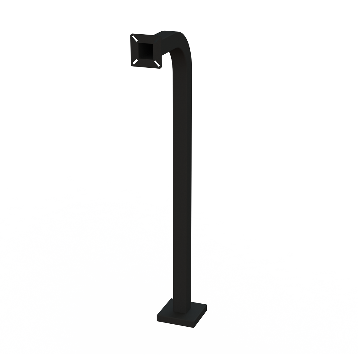 Security Brands 18-001 Gooseneck Pad Mount Pedestal for Access Control ...