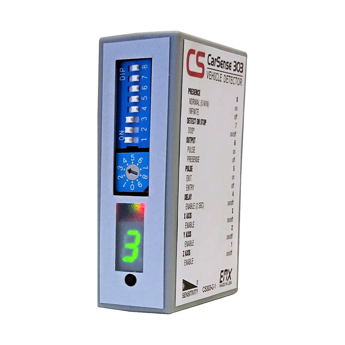 Detector de vehículos EMX CarSense 303