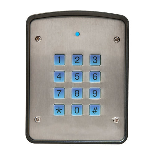 Square Keypad Transmitter Solutions DOLKWP433RCP2SQ Wireless Keypad 2 Channel W/ Pro ...