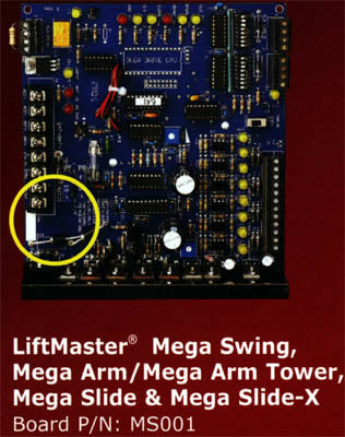 Liftmaster K79-60142 Mega Swing Circuit Board