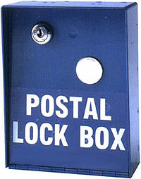 DoorKing 1402-080 Caja de bloqueo postal