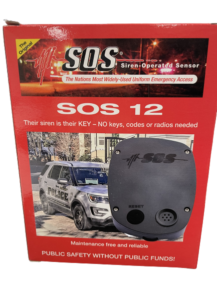 Sensor operado por sirena del Departamento de Bomberos SOS